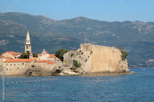The Old Town in Budva, Montenegro