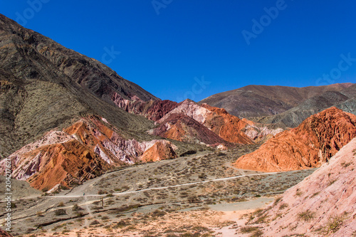 Cerro de los siete colores - Purmamarca in Jujuy Province - Argentina