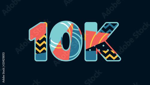 10K Concept Word Art Illustration