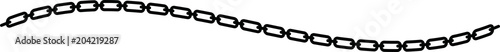 Black chain shape