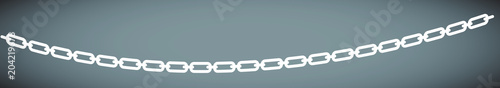 White chain shape