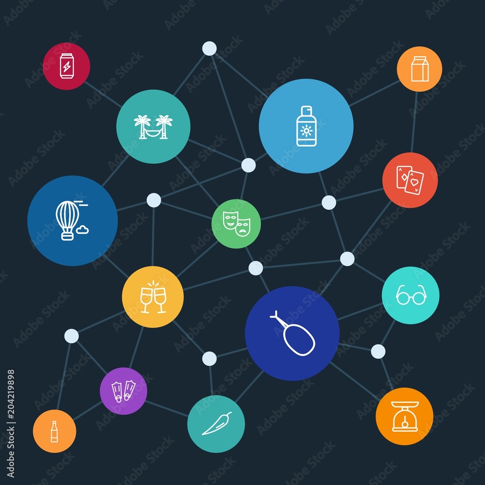 Abstract background with polygonal connected lines and food, clothes, drinks, travel outline icons. Can be use for websites, mobile apps, presentations and other design works Abstract background with polygonal connected lines and food, clothes, drinks, travel outline icons. Can be use for websites, mobile apps, presentations and other design works