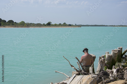 paesaggio in riva al mare