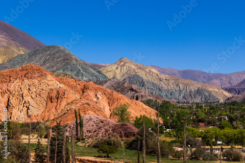 Cerro de los siete colores - Purmamarca in Jujuy Province - Argentina