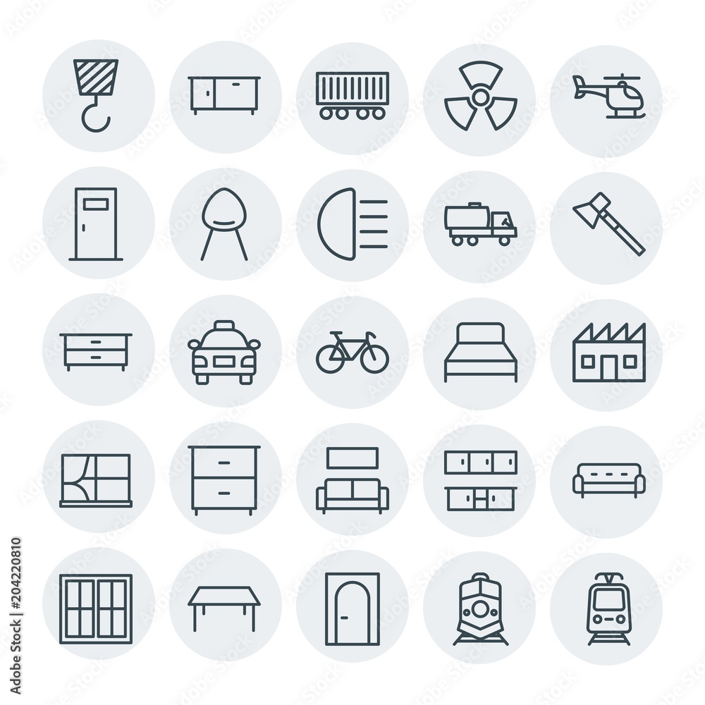Modern Simple Set of transports, industry, furniture Vector outline Icons. Contains such Icons as white, taxi, yellow, radiation, window and more on white background. Fully Editable. Pixel Perfect Modern Simple Set of transports, industry, furniture Vector outline Icons. Contains such Icons as white, taxi, yellow, radiation, window and more on white background. Fully Editable. Pixel Perfect