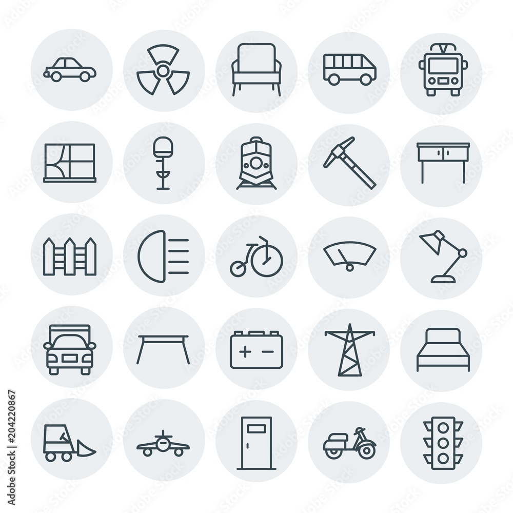 Modern Simple Set of transports, industry, furniture Vector outline Icons. Contains such Icons as bright, transportation, industry, shine and more on white background. Fully Editable. Pixel Perfect Modern Simple Set of transports, industry, furniture Vector outline Icons. Contains such Icons as bright, transportation, industry, shine and more on white background. Fully Editable. Pixel Perfect