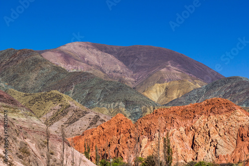 Cerro de los siete colores - Purmamarca in Jujuy Province - Argentina
