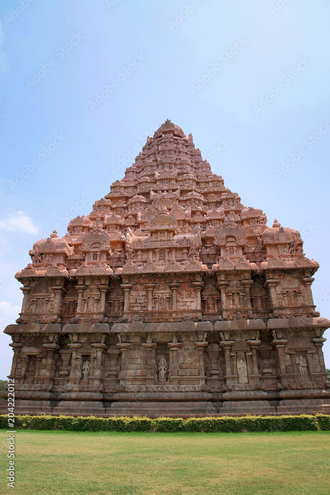 Brihadisvara Temple, Gangaikondacholapuram, Tamil Nadu, India. West view