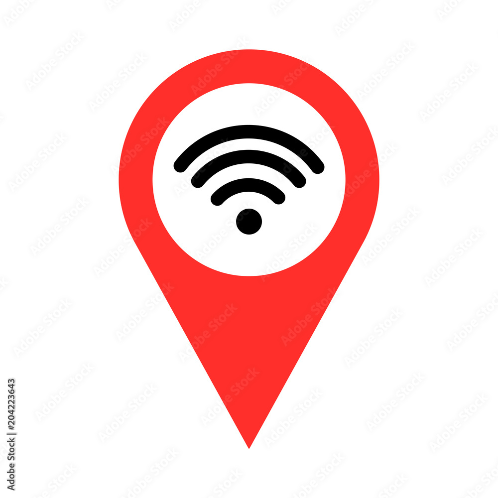 wifi sign pointer vector wifi sign pointer vector