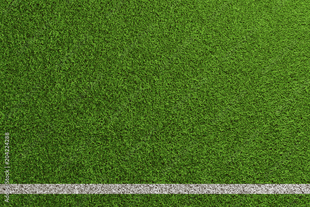 Fußball Rasen Spielfeld Hintergrund - obrazy, fototapety, plakaty 
