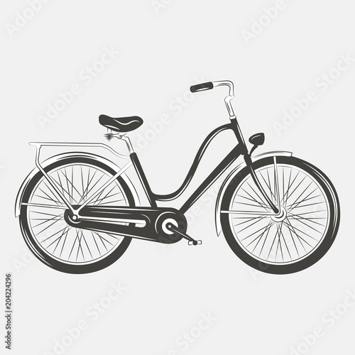 Bicycle Vector illustration .