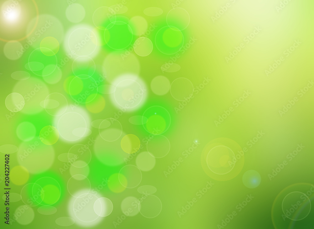 Abstract green light spring bokeh background. Abstract green light spring bokeh background.