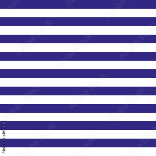 Seamless blue and white stripes, marine theme texture. Blue fabric and white line background, vector illustration