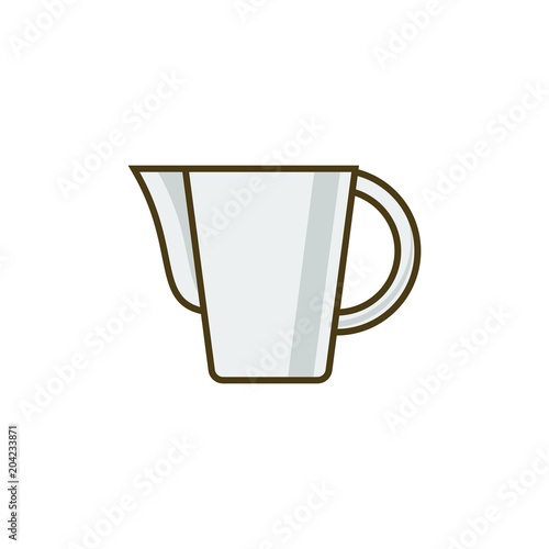 Grey Flat Milk Juggler Coffee Tools Icon