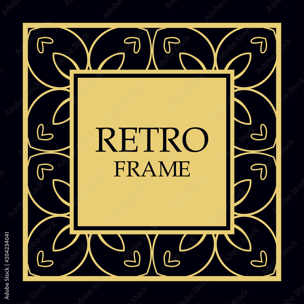 Vector ornate frame Vector ornate frame