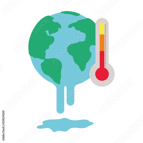 Earth Thermometer Vector Illustration Suitable Global Stock Vector (Royalty  Free) 1535314508