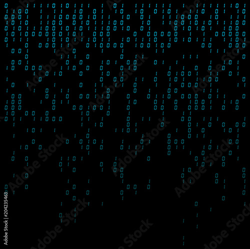 binary digits falling background, abstract 0,1 wallpaper