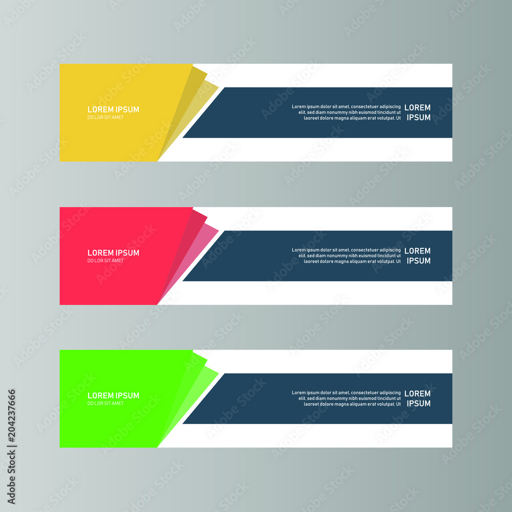 Simple Flat Banner Design Simple Flat Banner Design