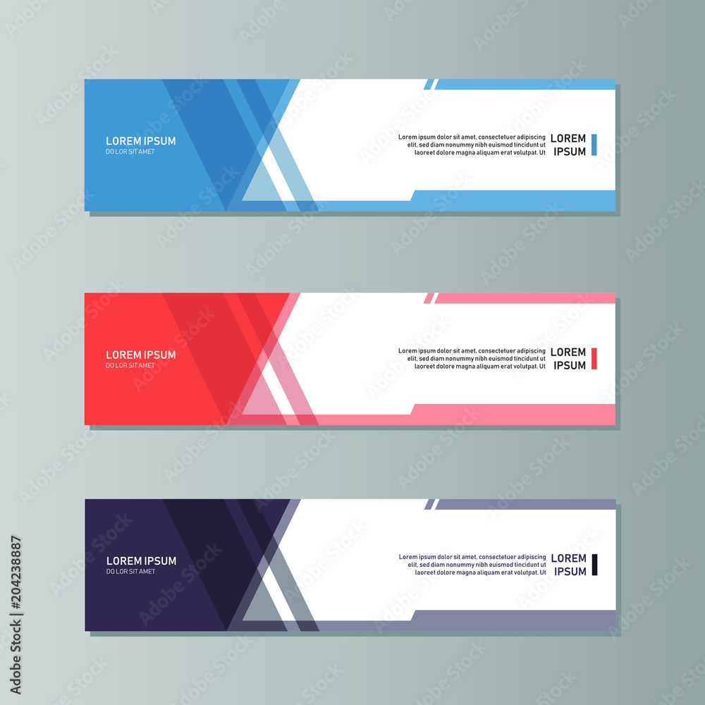 Simple Flat Banner Design Simple Flat Banner Design