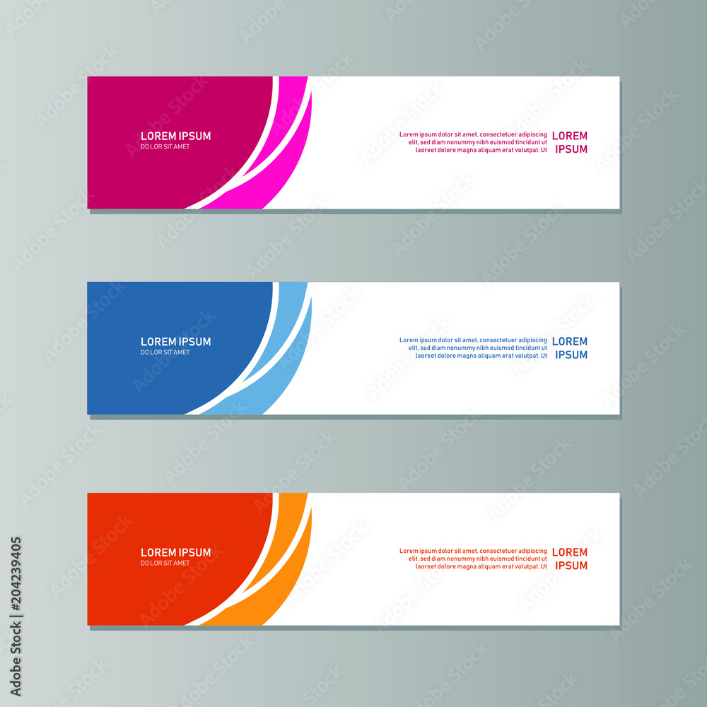 Simple Flat Banner Design Simple Flat Banner Design