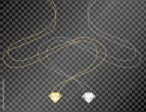 pendant vector isolated