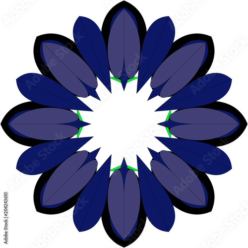 Farbenfrohes Mandala