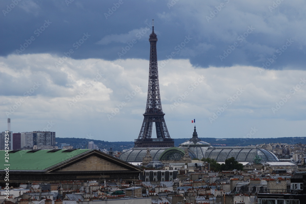  France Eiffel Hotel; Eiffel Tower; landmark; sky; tower; metropolitan area