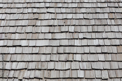 background of roof made from wood board