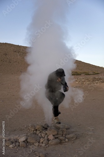 Geysers Sol de Manana in Bo...