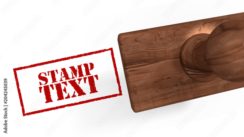 Stamp Title Stock Adobe Stock