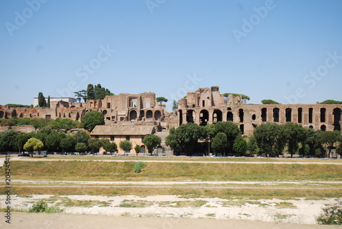  Circus Maximus; historic site; ancient history; sky; ruins