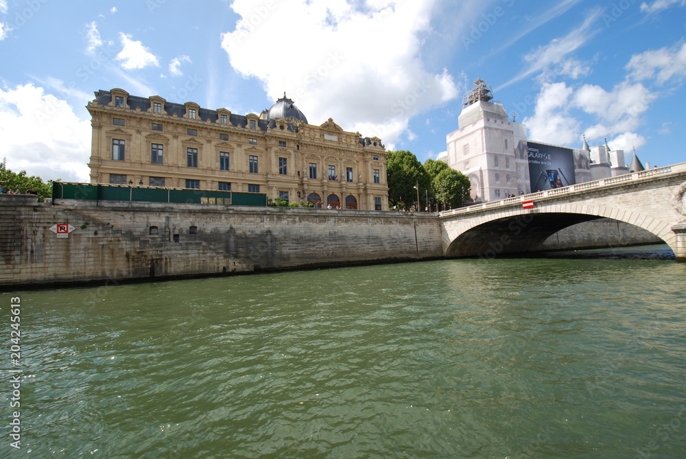  Conciergerie; waterway; river; bridge; canal