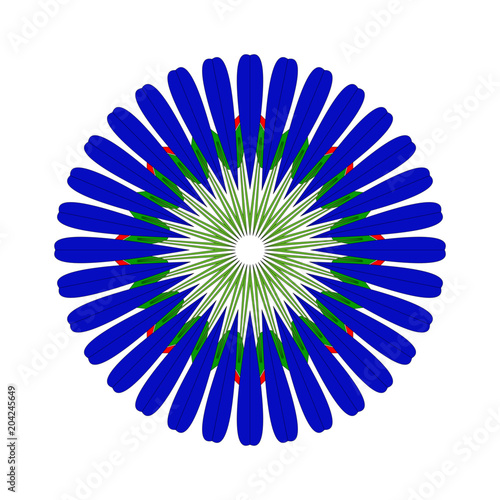 Farbenfrohes Mandala