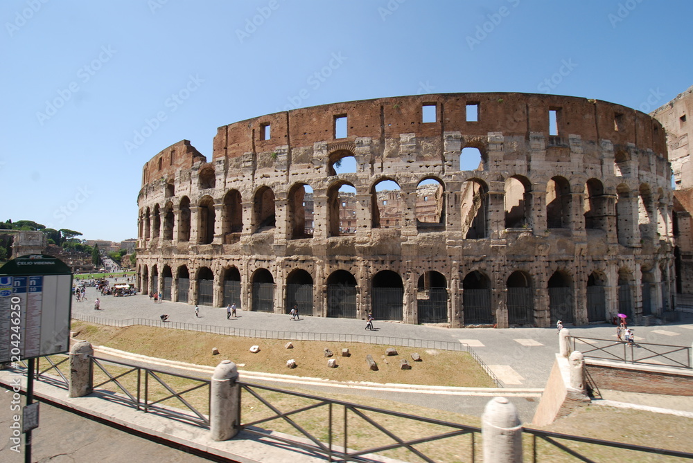 Columsium Colosseum; amphitheatre; historic site; landmark; ancient roman ...
