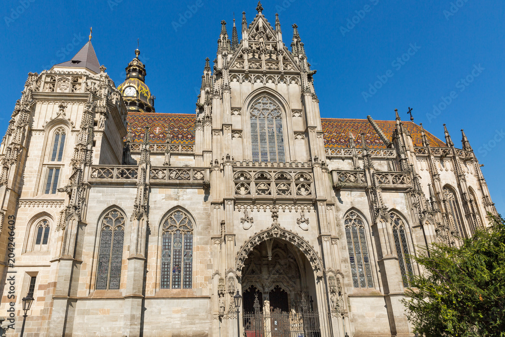 Cathedral of St. Elizabeth in Kosice, Slovakia.