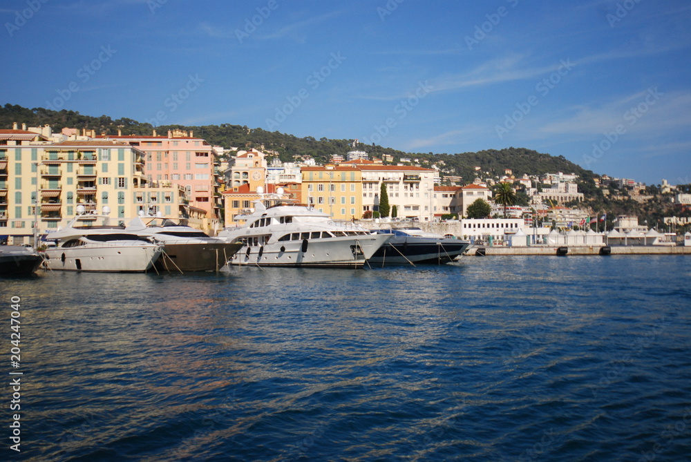  Port of Nice; marina; waterway; sea; water