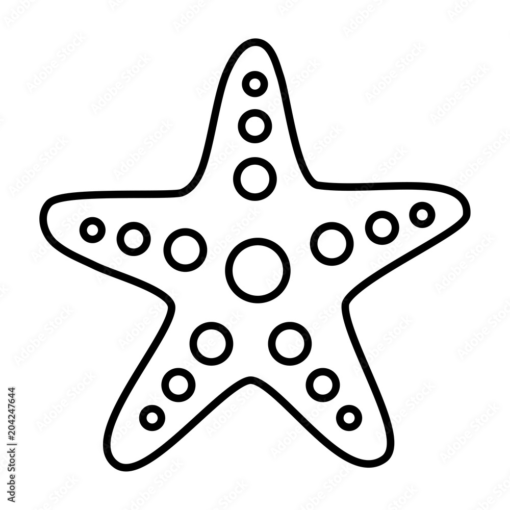 sea star icon over white background, vector illustration sea star icon over white background, vector illustration