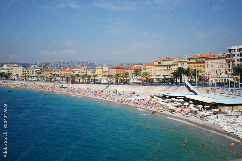  Promenade des Anglais; sea; body of water; sky; beach