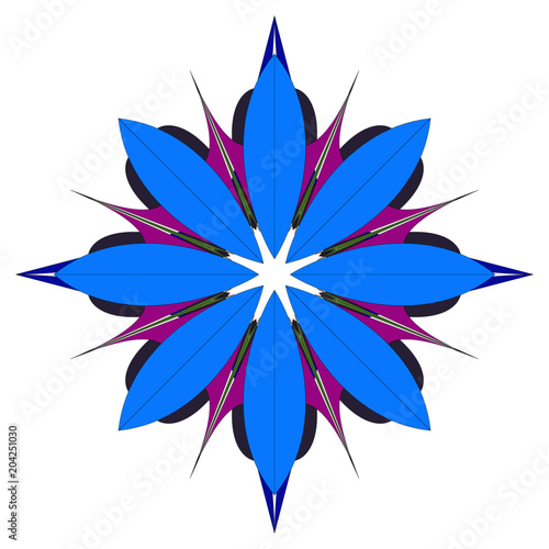 Farbenfrohes Mandala