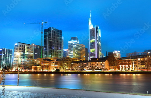 Frankfurt am Mine at night, Germany © SNEHIT PHOTO