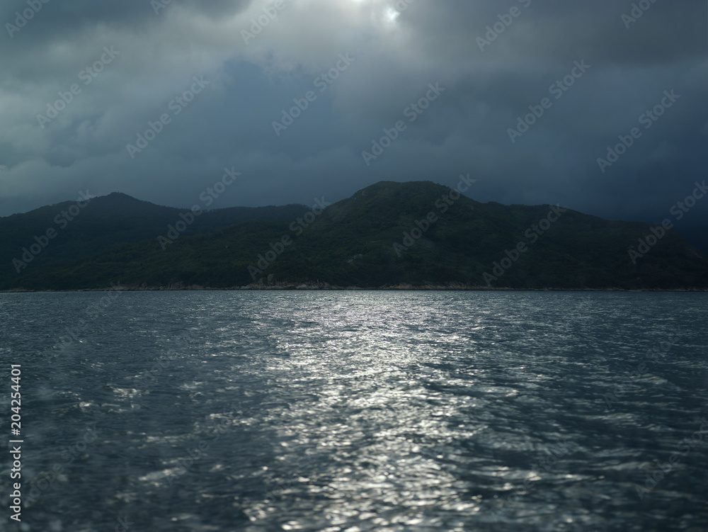 Stormy Sky Above Sea