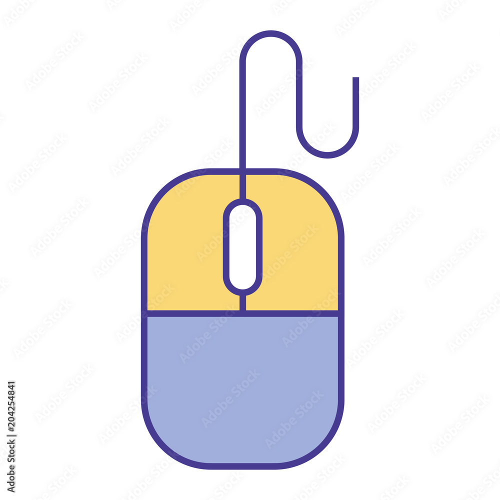mouse click device technology image vector illustration mouse click device technology image vector illustration