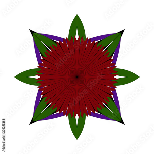 Farbenfrohes Mandala