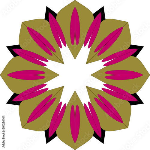 Farbenfrohes Mandala