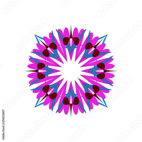 Farbenfrohes Mandala
