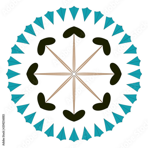 Farbenfrohes Mandala