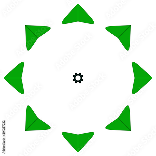 Farbenfrohes Mandala