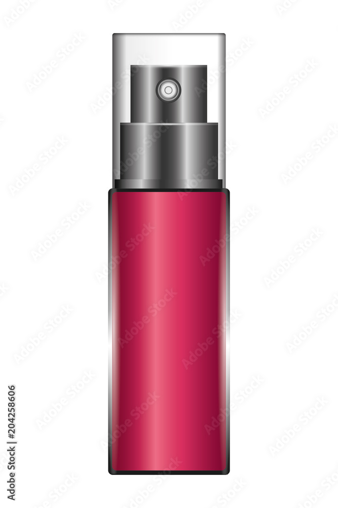 bottle of splash female make up vector illustration design bottle of splash female make up vector illustration design
