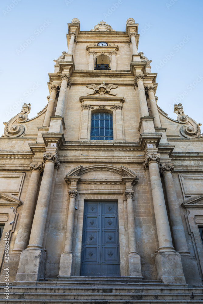Old church in Ragusa, Sicily, Italy