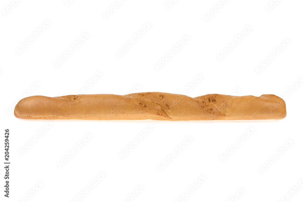baguette on white background baguette on white background